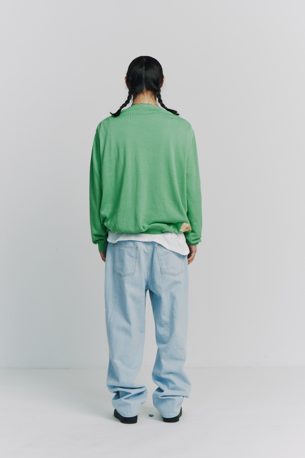 MPa LOOSE FIT SWEATER (GREEN)